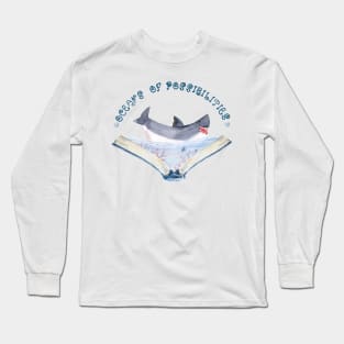 shark oceans possibilities reading 2022 Long Sleeve T-Shirt